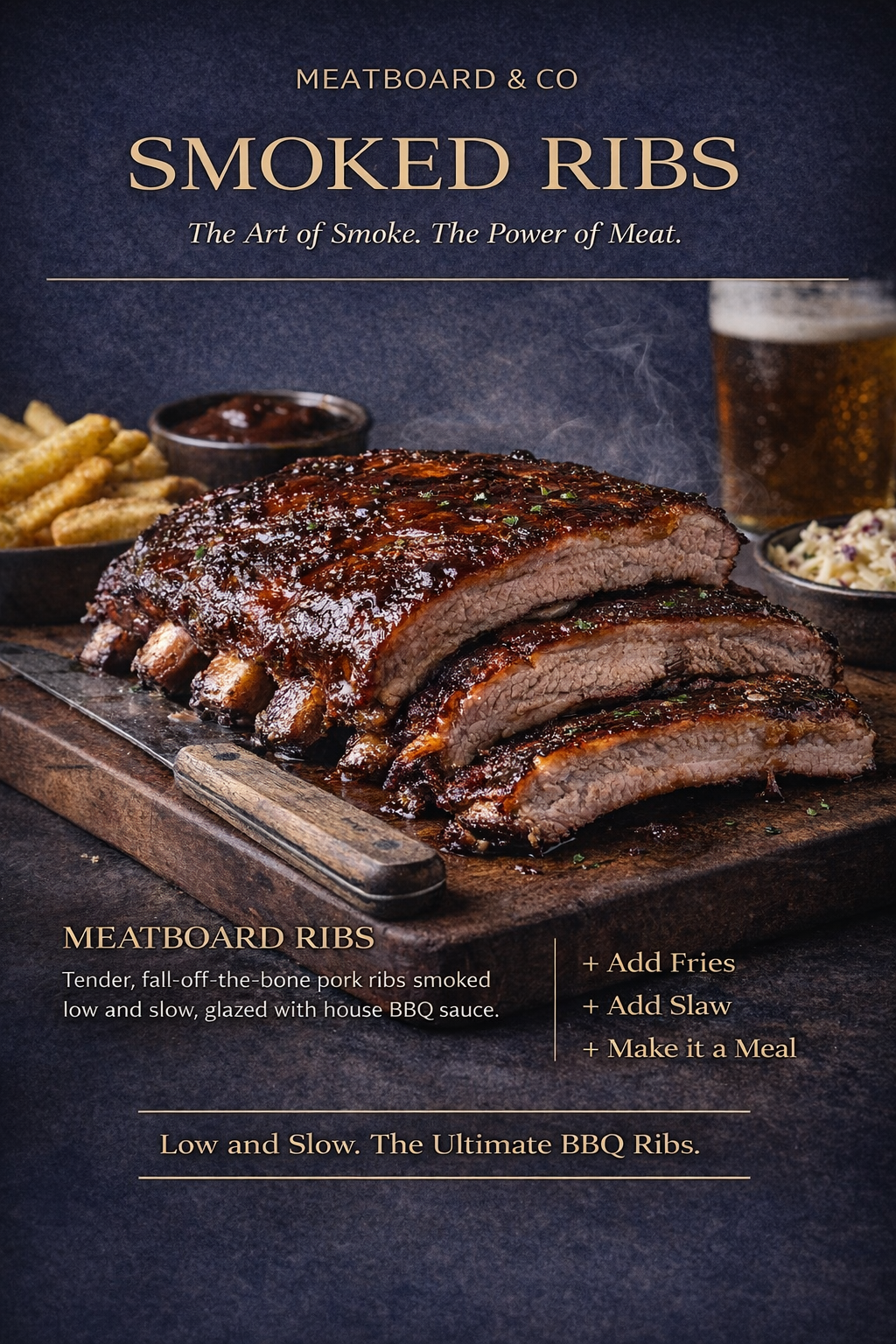 Meatboard & Co ribs, pregos and sharing platters